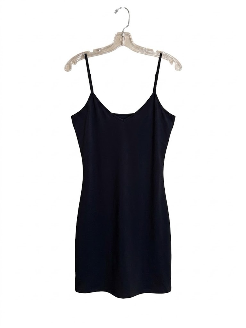 Yummie Tummie Black Body Shaping Slip Dress with Adjustable Straps Size XL